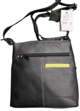 Load image into Gallery viewer, 17-109 3 ZIP SHOULDER BAG
