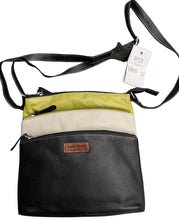 Load image into Gallery viewer, 17-109 3 ZIP SHOULDER BAG
