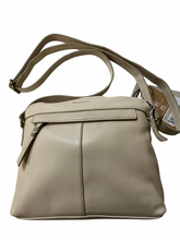 Load image into Gallery viewer, 7987 LEATHER CROSS BODY BAG FRONT ZIP
