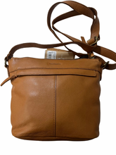 Load image into Gallery viewer, 7858  LEATHER MULTI ZIP COMP CROSS BODY
